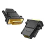 UGREEN 20124-20124 DVI (24+1) vīrietis uz HDMI sieviete adapteris - Melns