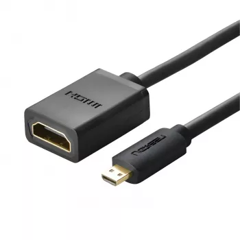 UGREEN 20134-20134 Micro HDMI vīriešu uz HDMI sieviešu adapteris - Melns