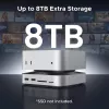 UGREEN CM841 11 vienā USB-C dokstacija priekš Mac Mini M4/M4 Pro, 3x USB-A 3.2, 2x USB-C 3.2, 2x USB-A 3.0, NVMe, SD/TF, pelēka