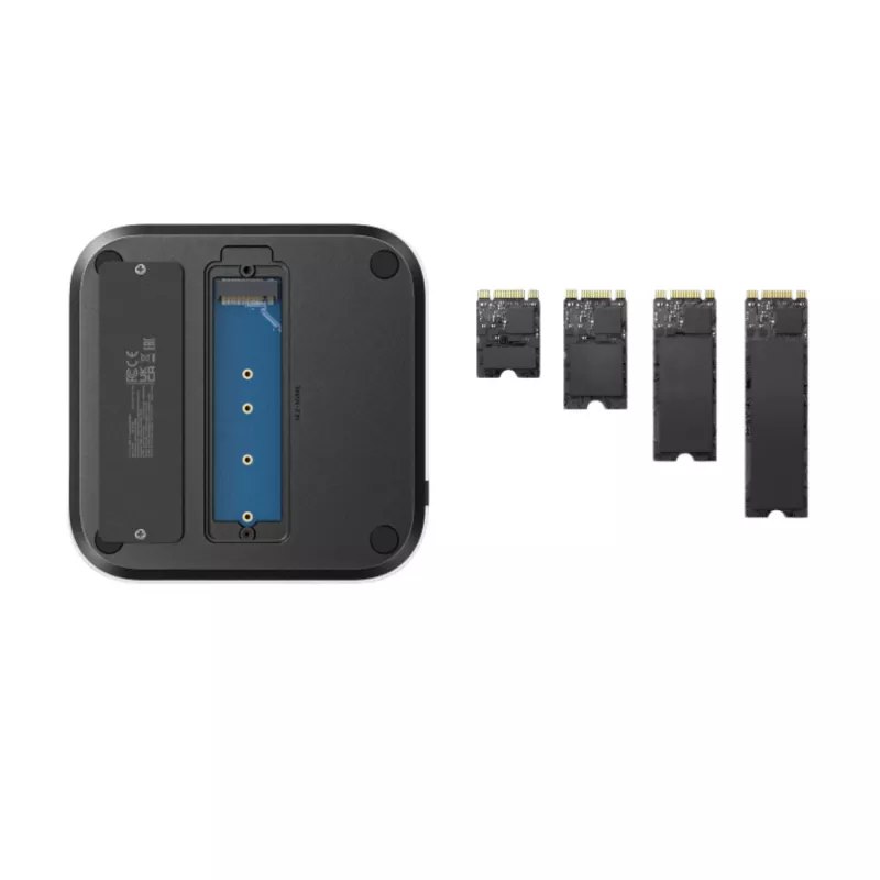 UGREEN CM841 11 vienā USB-C dokstacija priekš Mac Mini M4/M4 Pro, 3x USB-A 3.2, 2x USB-C 3.2, 2x USB-A 3.0, NVMe, SD/TF, pelēka