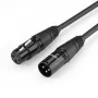 UGREEN AV130 XLR Female to XLR Male mikrofona kabelis - 3m (melns)