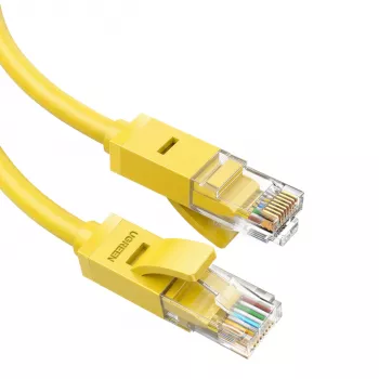 UGREEN Cat6 RJ45 Ethernet kabelis 2m Dzeltens - 1Gbps 250MHz UTP Patch kabelis