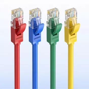 UGREEN Cat6 UTP Ethernet kabelis 2M sarkans – 10Gbps ātrgaitas RJ45 tīkla savienojuma kabelis
