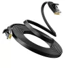 UGREEN Cat6 UTP Ethernet komutācijas kabelis RJ45, 15 m, melns