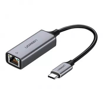 UGREEN CM199-50737 Type-C uz Gigabit Ethernet adapteris - sudraba