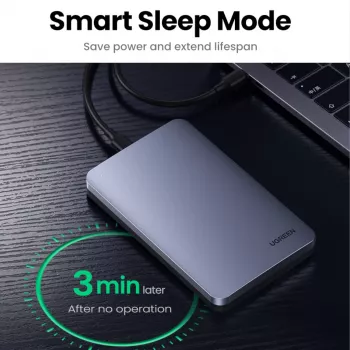 UGREEN CM300 2,5 collu USB Type-C cietā diska korpuss - Sudraba