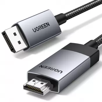 UGREEN DP119 DisplayPort–HDMI kabelis 2m 4K 60Hz Pelēks