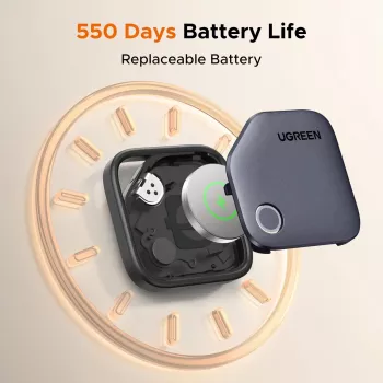 UGREEN FineTrack Bluetooth Izsekotājs CM829 Samsung SmartThings, Melns