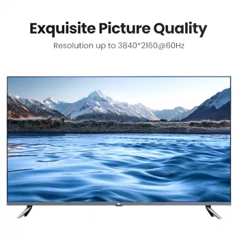 UGREEN HD101 HDMI 2.0 kabelis 4K 60Hz 1m Melns-Dzeltens