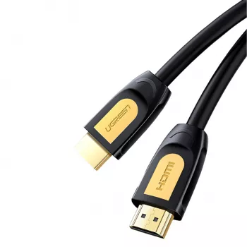 UGREEN HD101 HDMI 2.0 kabelis 4K 60Hz 1m Melns-Dzeltens