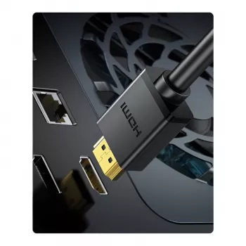 UGREEN HD104 HDMI 2.0 kabelis 4K 60Hz HDR 18Gbps vīrietis-vīrietis 10m melns