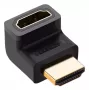 UGREEN HDMI vīriņš-uz-sievieti adapteris HD112 Melns