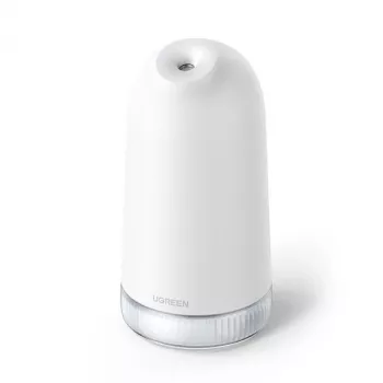 UGREEN LP225 Ultrasonic Humidifier ar 300 ml tvertni, USB-C, 7 krāsu naktsgaisma, kluss