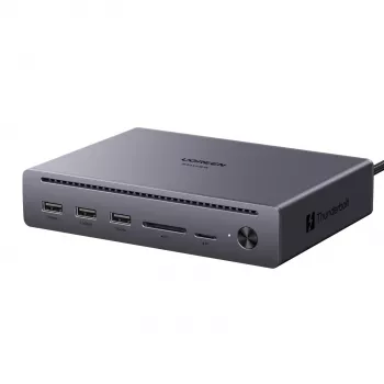 UGREEN Maxidok 10-in-1 Thunderbolt 5 Docking Station ar 8K Triple Display un 140W Power Delivery