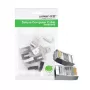 UGREEN NW111 RJ45 Cat6 Ethernet savienotāji 100 gab. - Sudraba/Caurspīdīgs