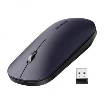 UGREEN Portable 2.4GHz bezvadu pele - melna