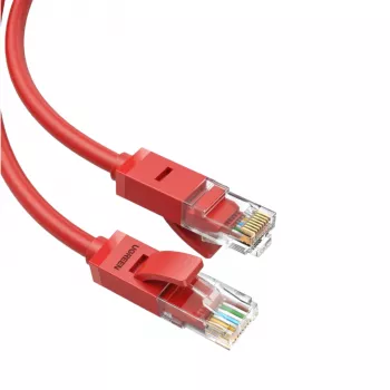 UGREEN RJ45 CAT6 Ethernet 0.5m LAN tīkla kabelis - sarkans (1Gbps, 250MHz)