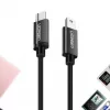 UGREEN US242 USB-C to Mini USB kabelis 1m Melns