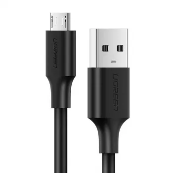 UGREEN US289 Micro USB / USB-A Kabelis 0,25m - Melns