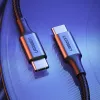 UGREEN US316 USB-C to USB-C kabelis 100W 5A 480Mbps 1.5m Pelēks