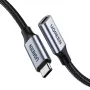 UGREEN US372 USB-C to USB-C kabelis 100W 5A 10Gbps 0,5m Pelēks
