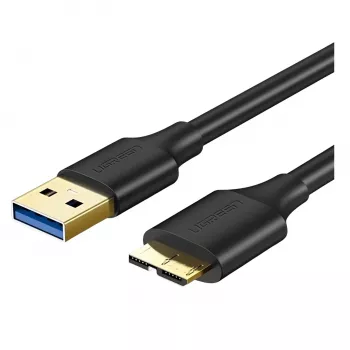 UGREEN USB 3.0 A uz Micro-B kabelis 1m Melns