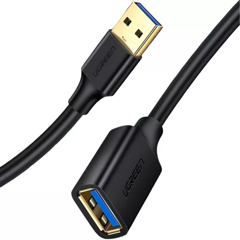 UGREEN USB 3.0 pagarinātājs 3m Melns Vīrietis-Sieviete SuperSpeed 5Gbps