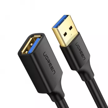 UGREEN USB 3.0 pagarinātājs 3m Melns Vīrietis-Sieviete SuperSpeed 5Gbps