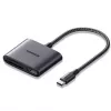 UGREEN USB-C karšu lasītājs – Space Gray, SD & Micro SD, 5 Gbps