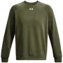Under Armour Men's Rival Fleece džemperis ar apaļu kakla izgriezumu - Marine OD Green - XL