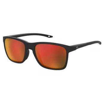 Under Armour UA-7002-S-3 Bērnu saulesbrilles - Matēti melnas, dūmu pelēkas lēcas, 56/18/135 mm