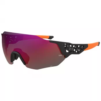 Under Armour UANEXTLEVEL8L vīriešu saulesbrilles - satīna melns rāmis, pelēka lēca, 99 mm lēcas platums