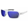 Under Armour UARECON6HTG47 Vīriešu Saulesbrilles - Taisnstūra Wrap-Around, Zaļa Lēca, Havana Rāmis