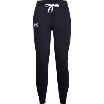 Under Armour Women's Rival Fleece Crewneck džemperis melns 1356416 001