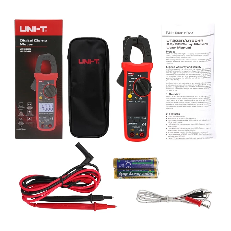 Uni-T UT204R Digitālās knaibles multimetrs