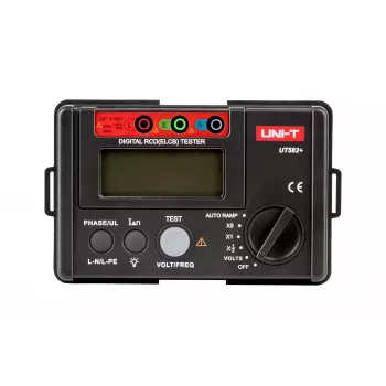 UNI-T UT582+ digitālais RCD testeris ar ramp testu un automātisko RCD funkciju