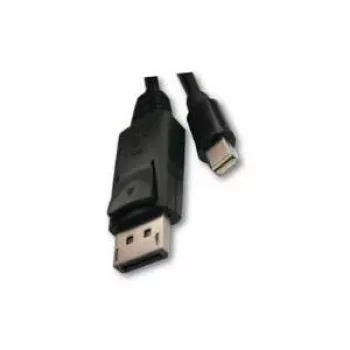 UNITEK Mini DisplayPort uz DisplayPort kabelis 2m vīrišķais-vīrišķais 4K 60Hz melns MINIDISPLAY/DISPLAYP2M