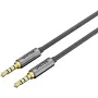 UNITEK Y-C926ABK 3.5mm vīrietis-vīrietis stereo audio kabelis 1m ar zeltītiem kontaktiem