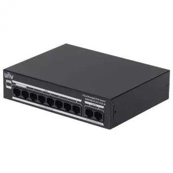 UNIVIEW NSW3000-8T2GT-POE-IN 8-Port PoE+ Switch, 120W, Unmanaged