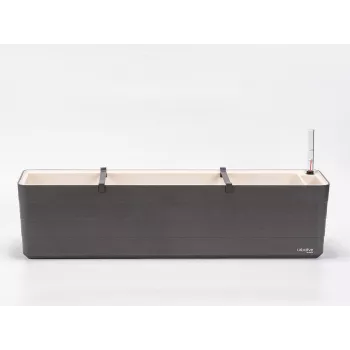 URBALIVE BERBERIS pašlaistīšanas taisnstūra puķupods 80 x 20 cm, pelēks