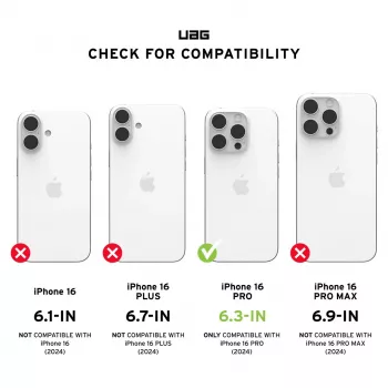 Urban Armor Gear Essential Armor Maciņš Apple iPhone 15 Pro Max - Melns