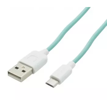 USAMS US-SJ098 USB A to Micro USB uzlādes kabelis 1m Ciāns