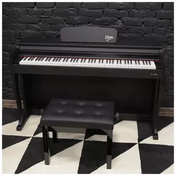 V-TONE BL-8808 BK USB MIDI Digital Learning Piano - 61 taustiņi, pieskārienjūtīgi, melns