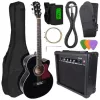 V-TONE EAG SET BK elektroakustiskā ģitāra + pastiprinātāja komplekts, melns