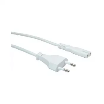 VALUE Barošanas vads – Europlug uz IEC 60320 C7, 1 m, balts