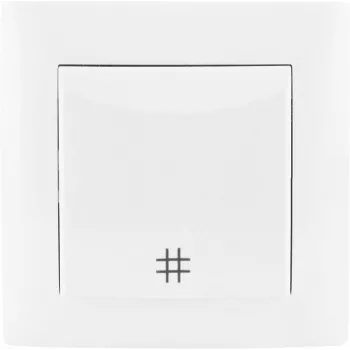 VCX WESA LC 01A šķērssavienotājs, balts, 10x10 mm kanālam