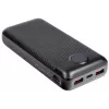 VEGER Power Bank 20000 mAh 20W PD QC 3.0 2x USB-A USB-C Melns