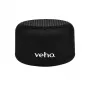 VEHO M3 pārnēsājamais Bluetooth skaļrunis, 4W RMS, IPX5, Micro SD/AUX, melns