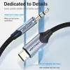 VENTION BGKHF USB-C uz 3,5 mm audio adaptera kabelis, 1 m, melns