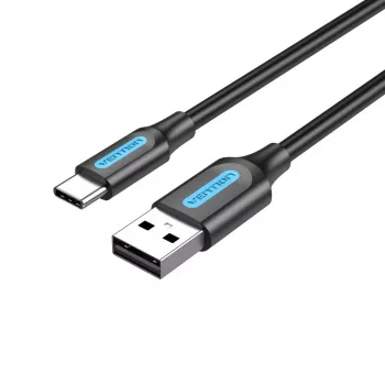 VENTION COKBF USB-C uz USB 2.0 kabelis 1m Melns